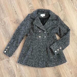 Xhilaration Women's Charcoal Pea Coat